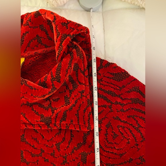 Ruby Rd. Red and Black Cowl Neck Sweater - Picture 6 of 10